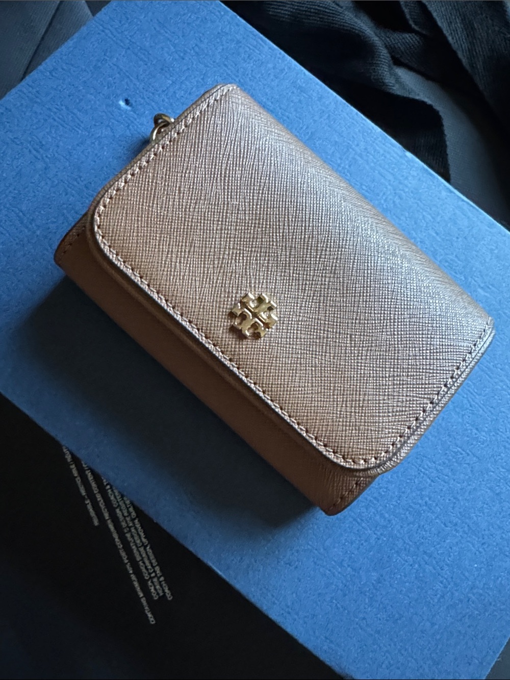 Tory Burch mini Wallet with Logo Accent